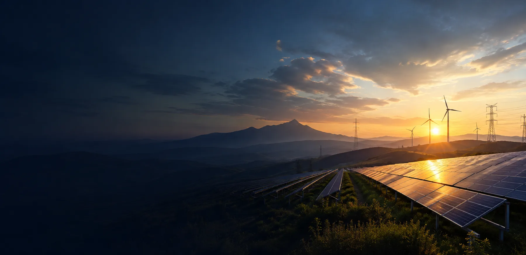 Güneş ve rüzgar enerjisi tesisi